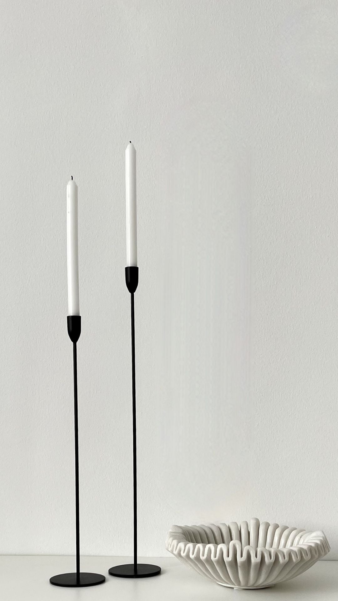 Einfacher Kerzenständer, 18cm