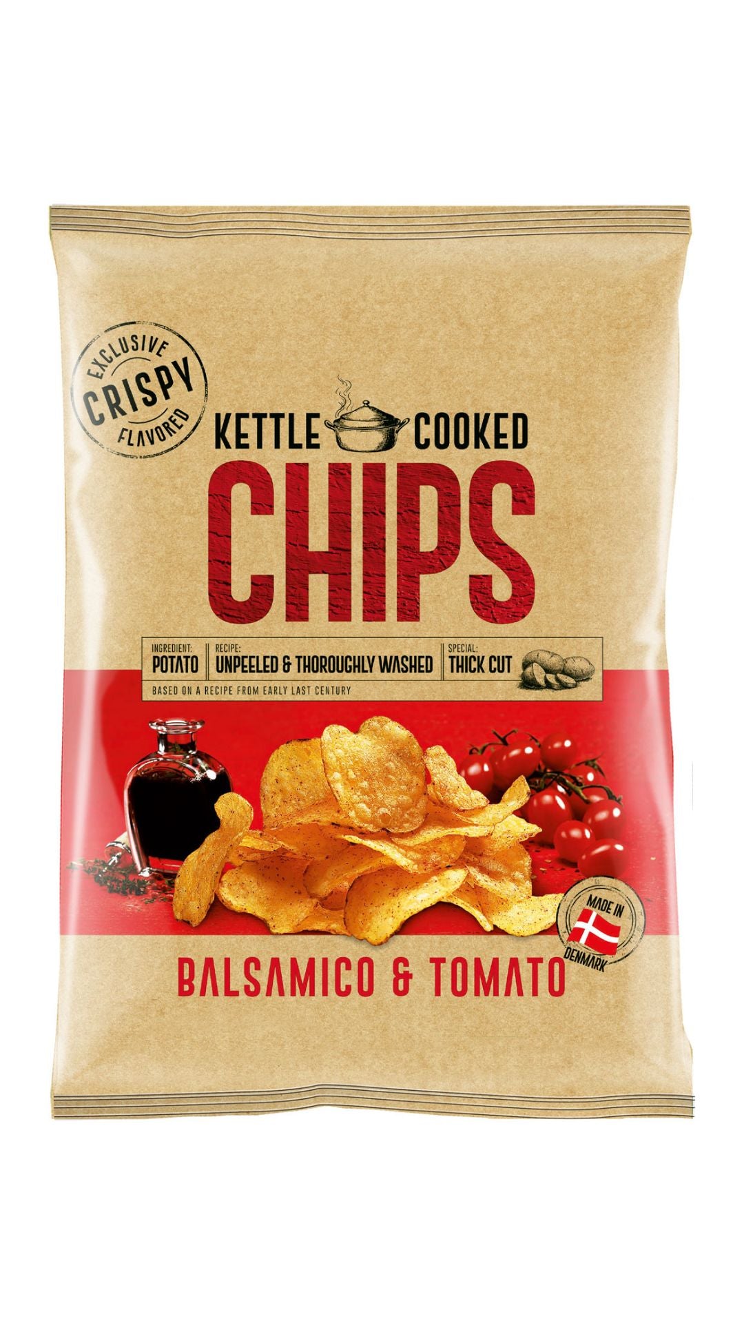 OK Snacks Kettle Chips BALSAMICO & TOMATO​ 