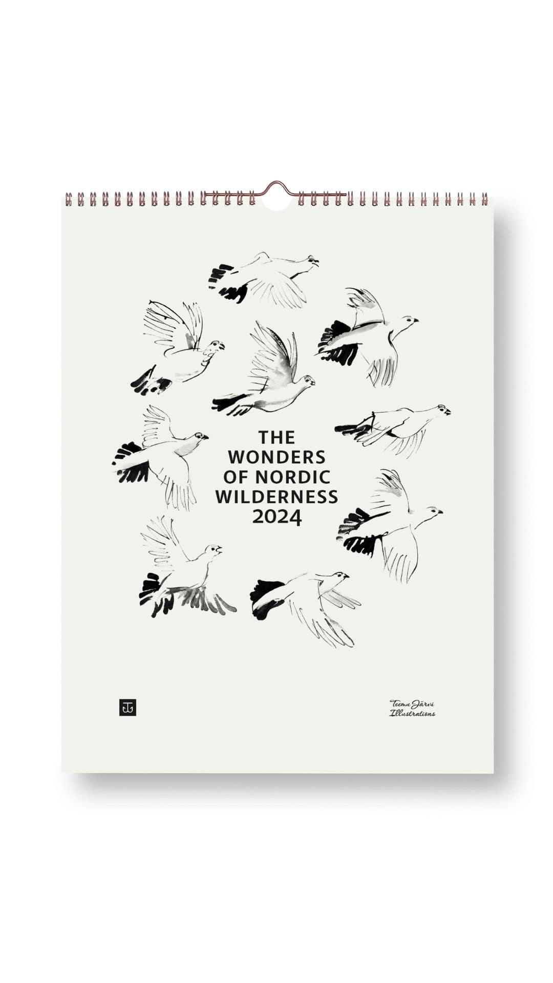 Teemu Järvi Illustrations Wandkalender 2024 The wonders of nordic wilderness