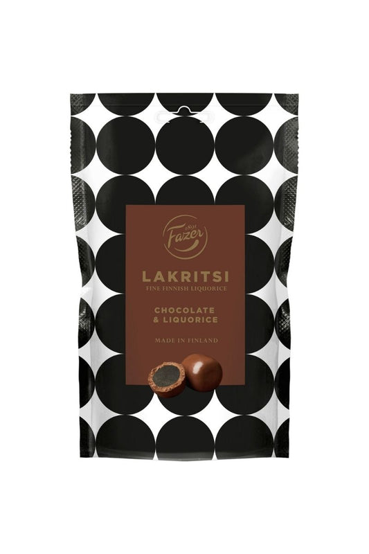 Fazer Lakritsi Chocolate & Liquorice, 140g